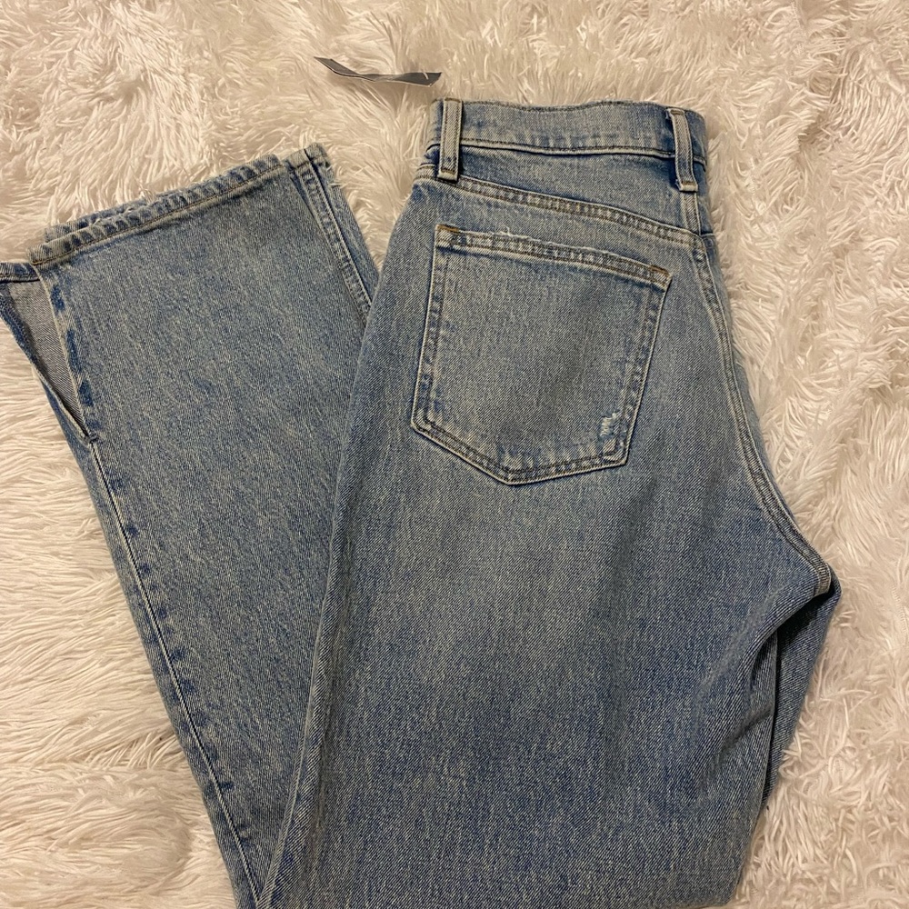 Abercrombie 90s straight ultra High rise